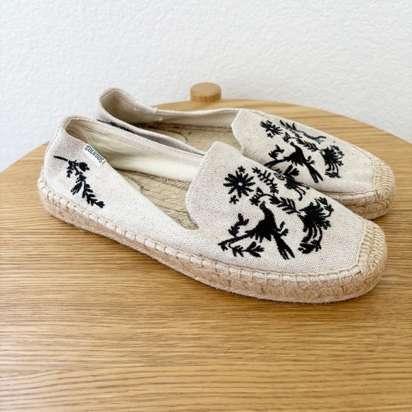 Soludos Otomi Embroidered Espadrilles Flats Size 9 - Picture 2 of 8